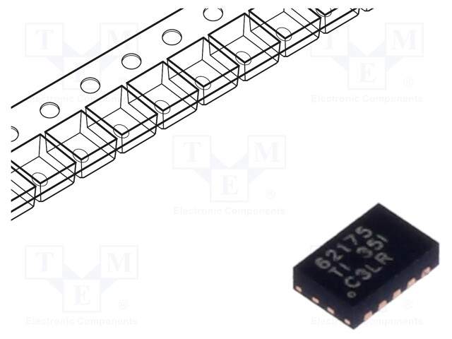 DC-DC Switching Step Down Regulator, Adjustable, 4.75V-28Vin, 1 MHz, 1V-6V/500 mAout, WSON-10