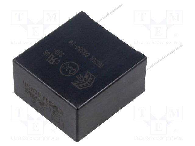 Capacitor: polypropylene; 8.2uF; Body dim: 24x44x42mm; THT; ±10%