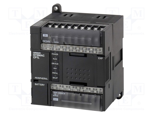 Module: PLC programmable controller; OUT: 6; IN: 8; OUT 1: relay