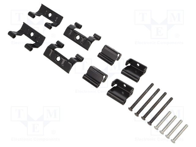 Set of hinges; zinc and aluminium alloy; Pcs: 4