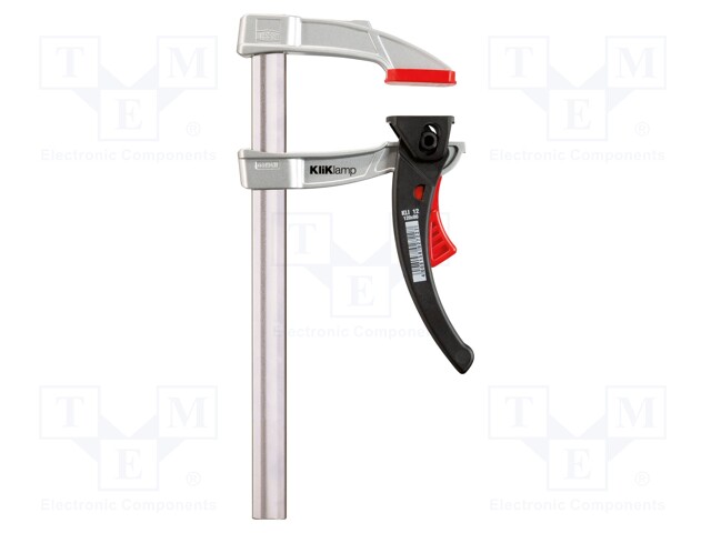 Lever clamp; Grip capac: max.120mm; D: 80mm; Kliklamp; 1.2kN