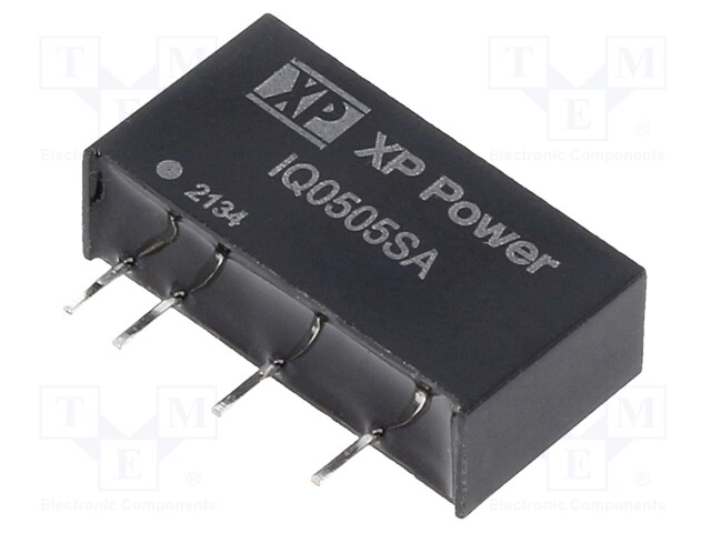 Isolated Board Mount DC/DC Converter, Semi Regulated, ITE, 1 Output, 1 W, 5 V, 200 mA