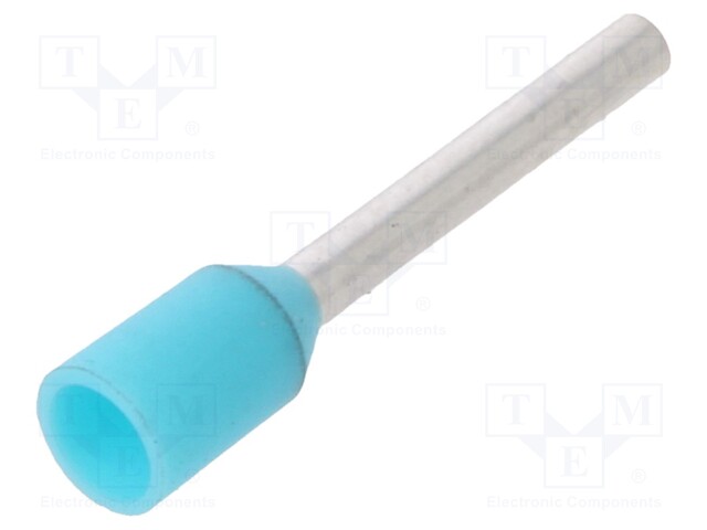 TERMINAL, FERRULE, 0.34MM, CRIMP, GREEN, 24AWG