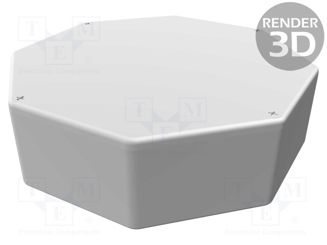 Enclosure: multipurpose; X: 133mm; Y: 133mm; Z: 39mm; 1590; aluminium