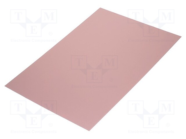 Laminate; FR4; 1mm; L: 420mm; W: 297mm; Coating: copper; double sided