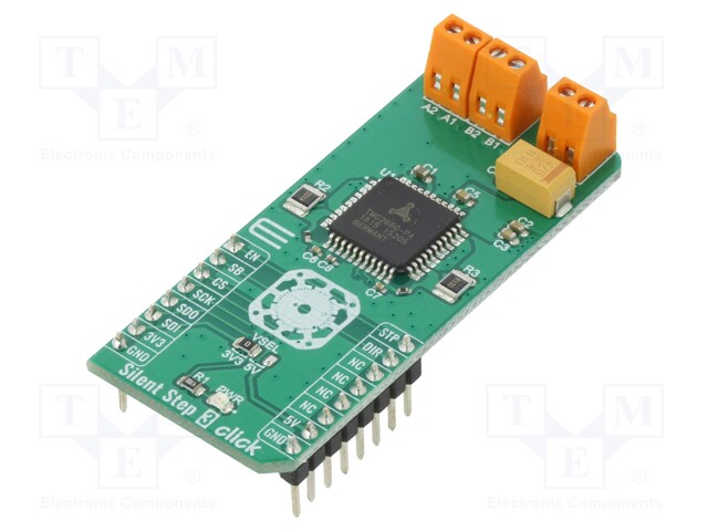 Click board; stepper motor driver; GPIO,SPI; TMC2660; 3.3/5VDC