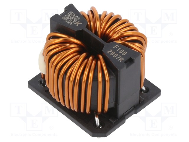 Inductor: wire with current compensation; THT; 6.3mH; 11.1mΩ