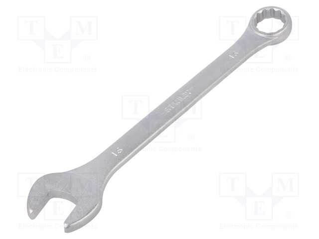 Key; combination spanner; 16mm; Chrom-vanadium steel; L: 200mm