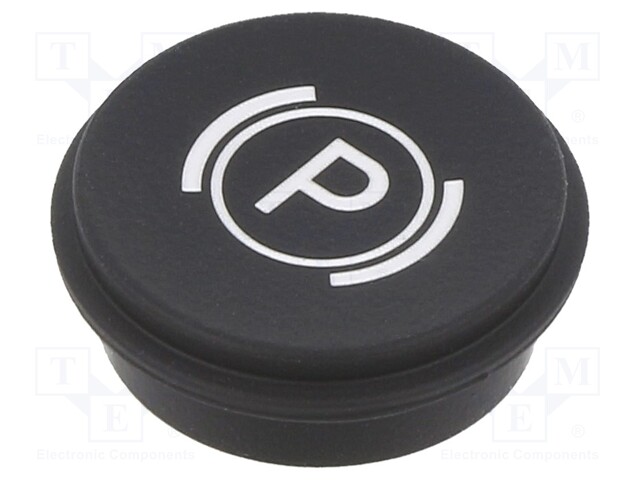 Button; Ø21mm; Pushbutton: round; black; 09