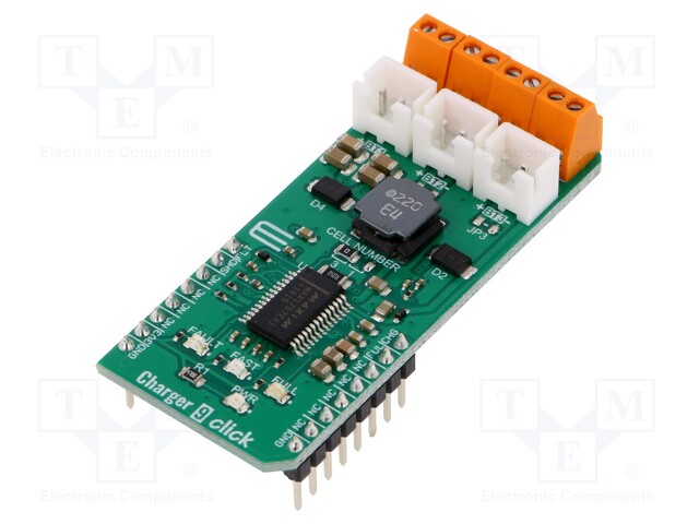 Click board; charger; GPIO; MAX1757; 3.3VDC