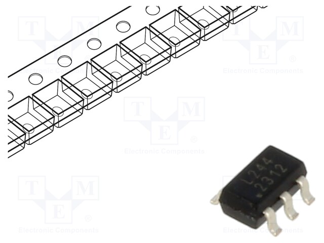 ESD Protection Device, 4-CH, 10 V, SOT-23, 6 Pins, 3.3 V, CM1224 Series