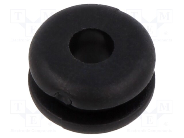 Grommet; black; UL94HB; TPR