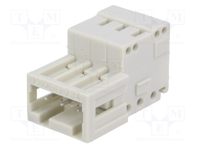Pluggable terminal block; 3.5mm; ways: 3; straight; plug; male