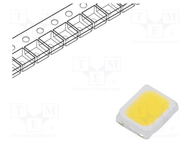 LED; SMD; 2835,PLCC2; white neutral; 18÷26lm; 3875-4220K; 80; 120°