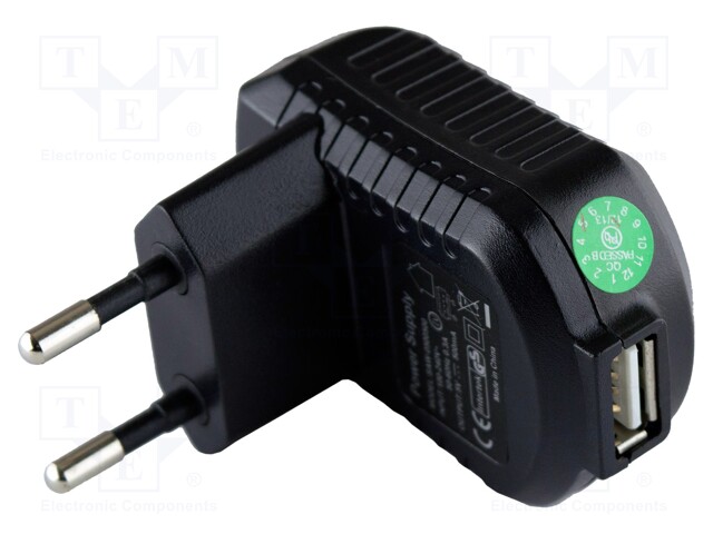 Battery charger; Power supply: 230VAC; 5V; 1A