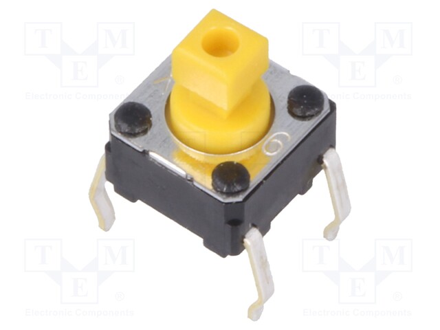 Microswitch TACT; SPST-NO; Pos: 2; 0.05A/24VDC; THT; none; 1.47N