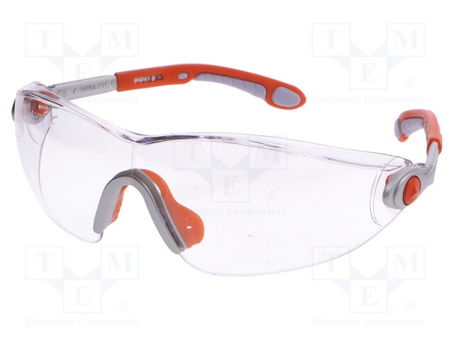 Safety spectacles; Lens: transparent; Classes: 1