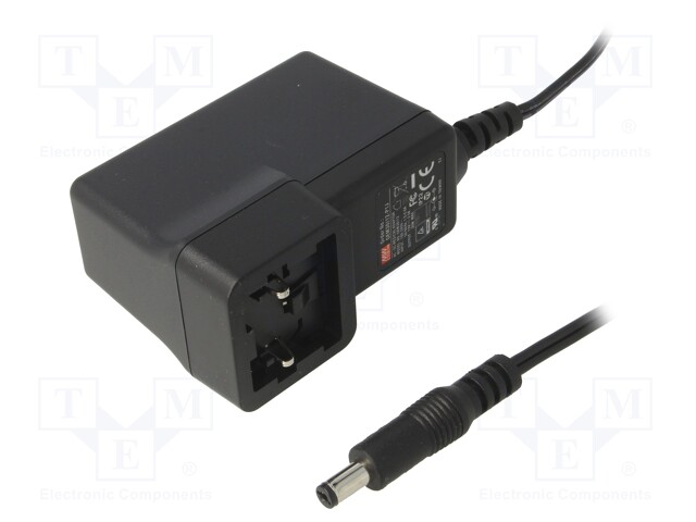 Power supply: switched-mode; 12VDC; 2.5A; Out: 5,5/2,1; 30W; 87%