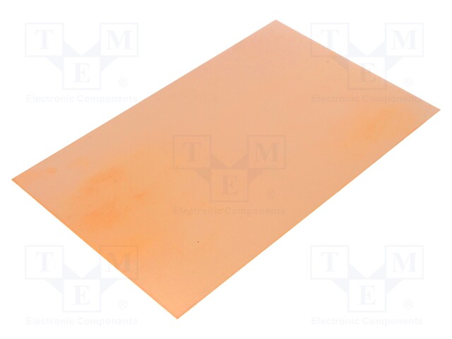 Laminate; FR4; 0.6mm; L: 160mm; W: 100mm; Coating: copper