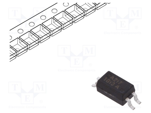 Optocoupler; SMD; Channels: 1; Out: transistor; 3.75kV; SO4; 10kV/μs