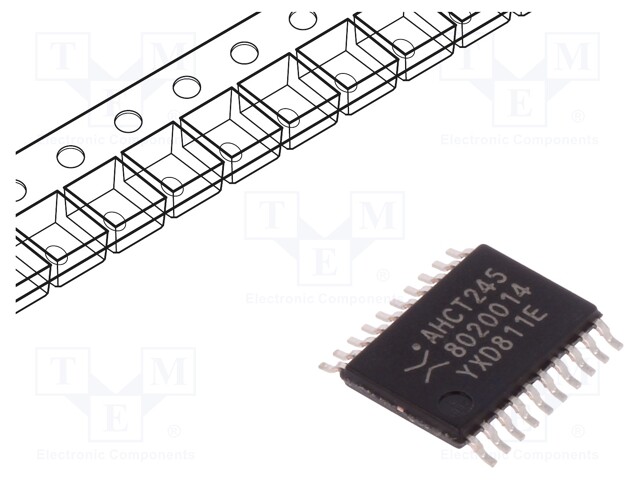 IC: digital; 3-state,bus transceiver; Channels: 8; CMOS; SMD