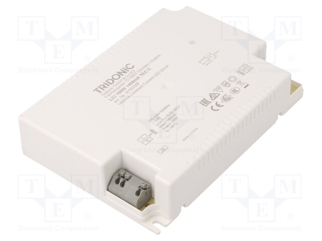 Power supply: switched-mode; LED; 100W; 35.5÷71.5VDC; 1400mA; IP20