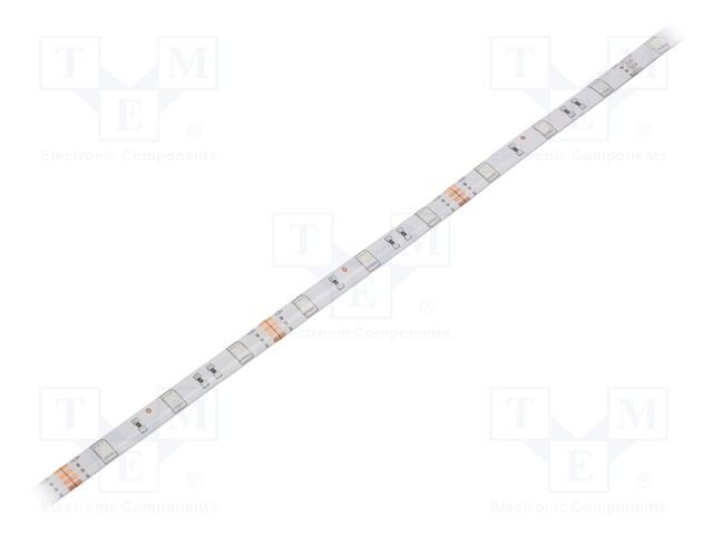 LED tape; RGB; LED/m: 30; SMD; 5050; 12V; 10mm; in gel; white PCB