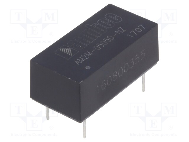 Converter: DC/DC; 2W; Uin: 4.5÷5.5V; Uout: 5VDC; Uout2: -5VDC; DIP14