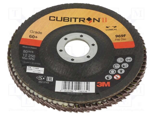 Flap grinding wheels; 125mm; Granularity: 60