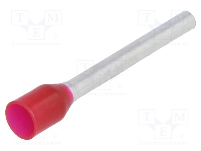 Bootlace ferrule; insulated; copper; Insulation: polypropylene