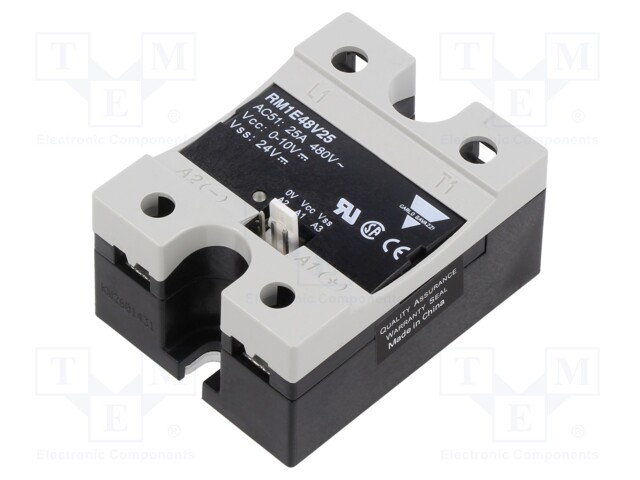 Relay: solid state; Ucntrl: 0÷10VDC; 25A; 200÷550VAC; -20÷70°C