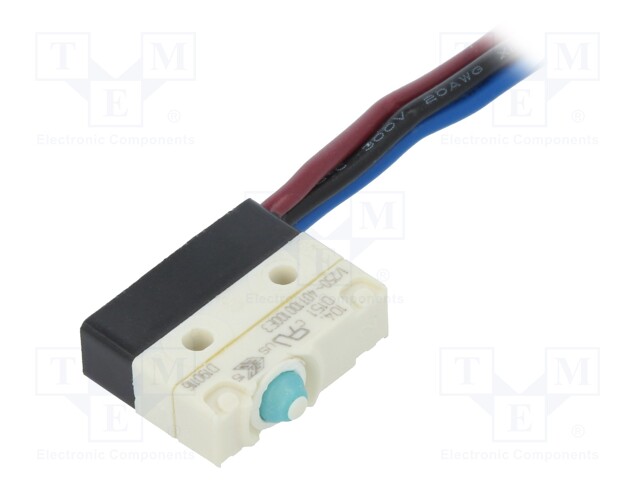 Microswitch SNAP ACTION; SPDT; 1A/250VAC; Rcont max: 100mΩ; Pos: 2