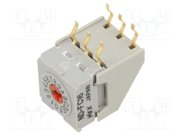 Switch: encoding switch; Pos: 16; 0.1A/5VDC; Poles number: 1