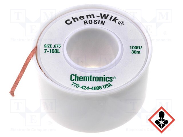 Tape: desoldering; rosin; W: 1.9mm; L: 30m