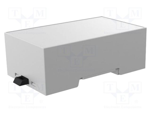 Enclosure: for DIN rail mounting; Y: 90mm; X: 53.3mm; Z: 32mm; grey