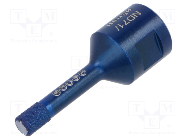 Diamond hole saw; Ø: 8mm; for dry running,ceramic tile