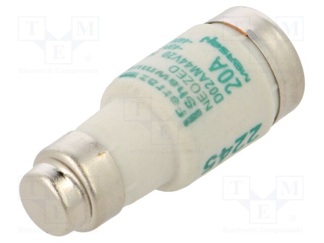 Fuse: fuse; aM; 20A; 440VAC; industrial; D02