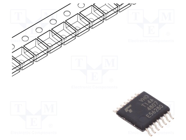 IC: digital; inverter; Channels: 6; C²MOS; SMD; TSSOP14; Series: VHCT