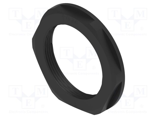 Nut; PG36; polyamide; 60mm; black; Thread: PG; Entrelec