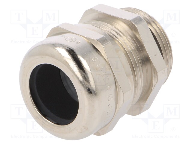 Cable gland; with earthing; M25; IP68; Mat: brass