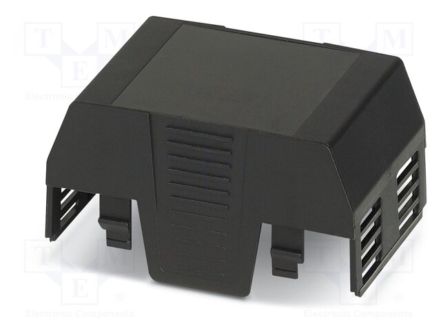 Cover; for enclosures; UL94HB; Series: EH 45 FLAT; Mat: ABS; black