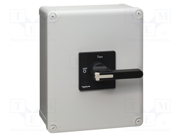 Main emergency switch-disconnector; Poles: 3; flush mounting