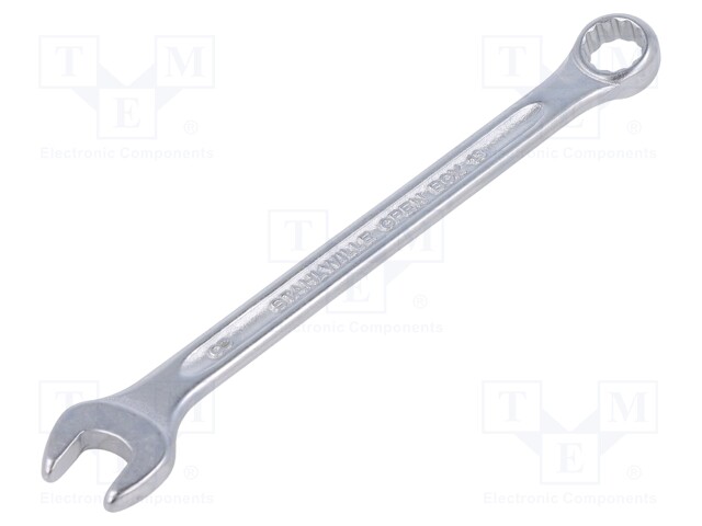 Wrench; combination spanner; 8mm; chromium plated steel; L: 115mm