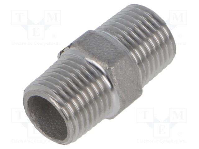 Nipple; threaded,straight; max.10bar; 20mm