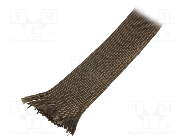 Insulating tube; Mat: basalt fibre; khaki; -260÷560°C; Øint: 22mm