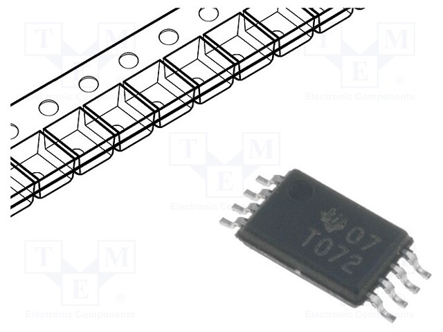 Operational amplifier; 3MHz; -15÷15V; Channels: 2; TSSOP8