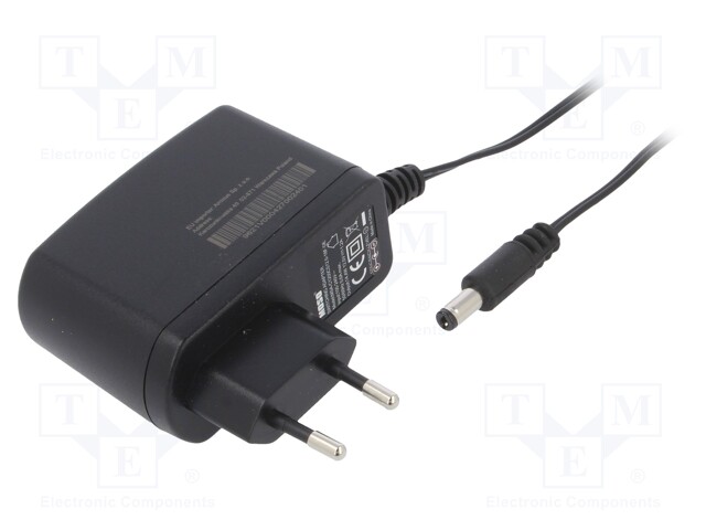 Power supply: switched-mode; 12VDC; 1.25A; Out: 5,5/2,1; 15W