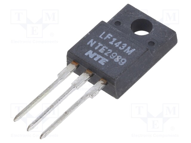 Transistor: N-MOSFET; unipolar; 600V; 10A; Idm: 36A; 50W; TO220FN