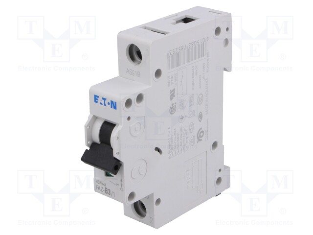 Circuit breaker; 230/400VAC; Inom: 3A; Poles: 1; DIN; Charact: B