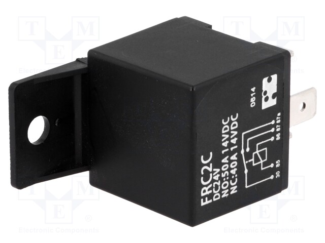 Relay: electromagnetic; SPDT; Ucoil: 24VDC; 50A; automotive; 1.8W